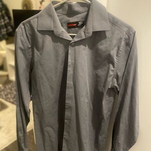 Men's Gray Dress Shirt